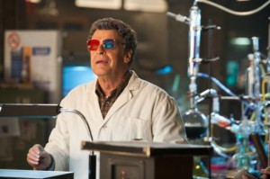 Scientist with glasses